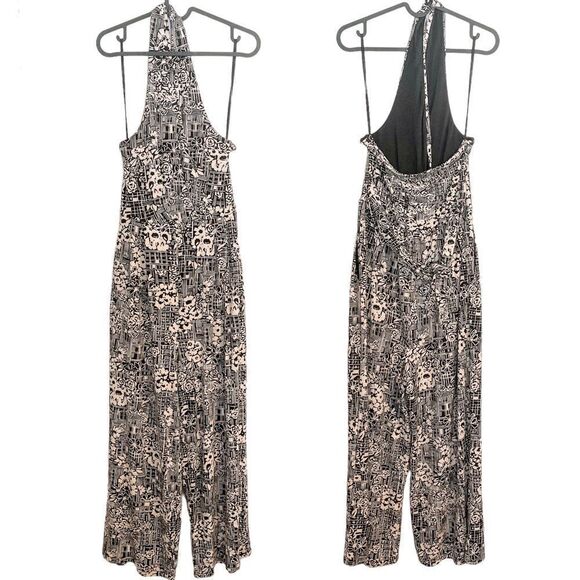 Anthropologie Giovanna Halter Neck Jumpsuit S - Picture 5 of 9